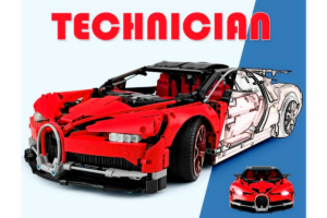 Купить Конструктор Lepin 20086B Bugatti Chiron (Красный) фото