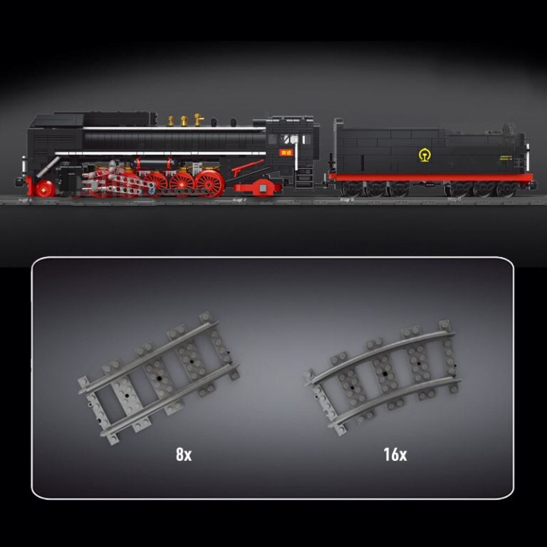 Купить Конструктор Mould King 12003 Грузовой паровоз — «Прогресс» с ДУ фото 5